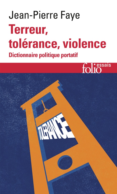 ebook cover of Terreur, tolérance, violence, by Jean-Pierre Faye