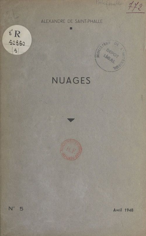 ebook cover of Nuages, by Alexandre De Saint-Phalle