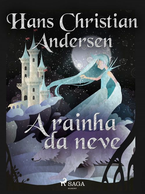 ebook cover of A rainha da neve, by Hans Christian Andersen