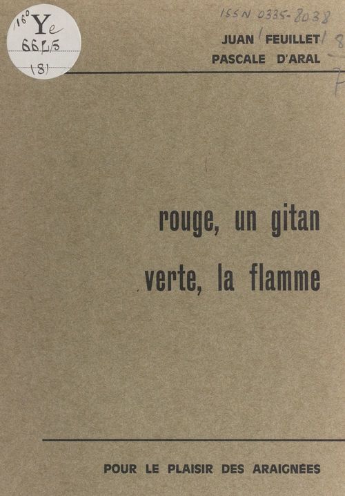 ebook cover of Rouge, un gitan, verte, la flamme, by Juan Feuillet, Pascale D''Aral