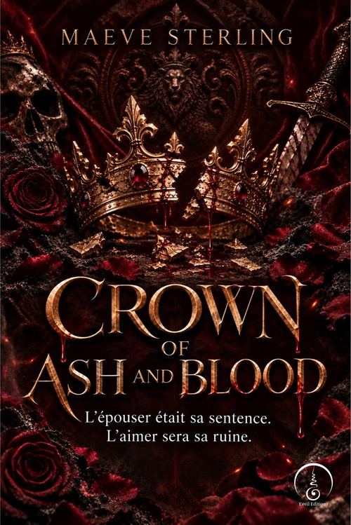 Couverture ebook de Crown of ash and blood, de Maeve Sterling