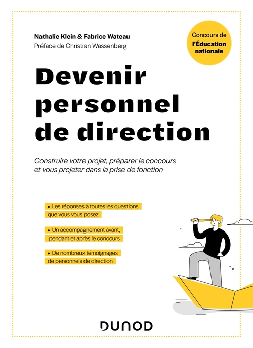 Couverture ebook de Devenir personnel de direction, de Nathalie Klein, Fabrice Wateau