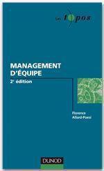 Couverture ebook de Management d'équipe - 3e édition, de Florence Allard-poesi