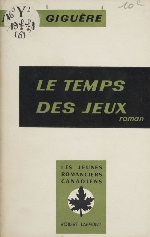 ebook cover of Le temps des jeux, by Diane Giguère