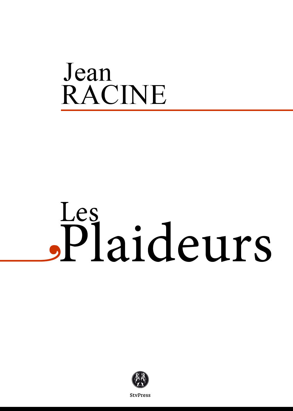 ebook cover of Les Plaideurs, by Jean Racine