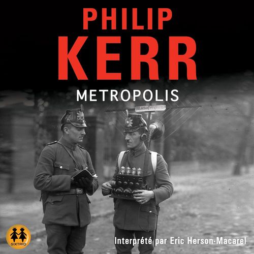 audiobook cover of Métropolis, by Philip Kerr
