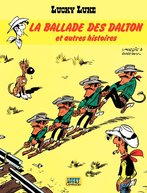 ebook cover of Lucky Luke - Tome 17 - La Ballade des Dalton et autres histoires, by René Goscinny, Morris