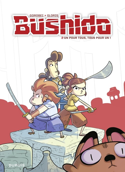 Couverture ebook de Bushido - Tome 2 - Un pour tous, tous pour un !, de Thierry Gloris, Gorobeï