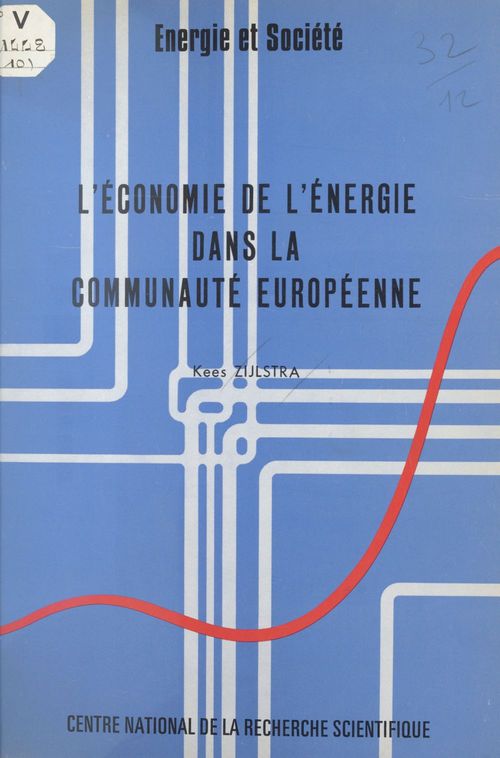 ebook cover of L'économie de l'énergie dans la Communauté européenne, by Kees Zijlstra
