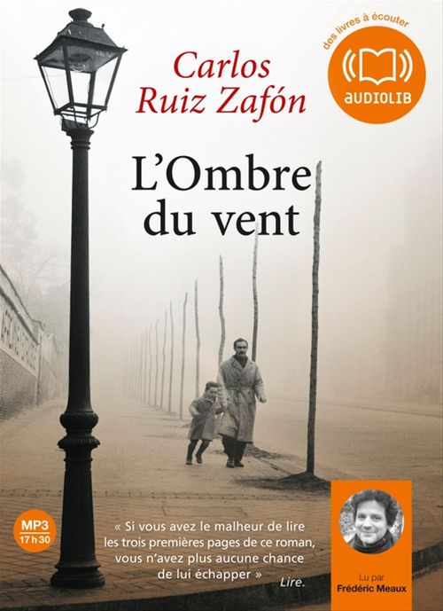 audiobook cover of L'ombre du vent, by Carlos Ruiz Zafón