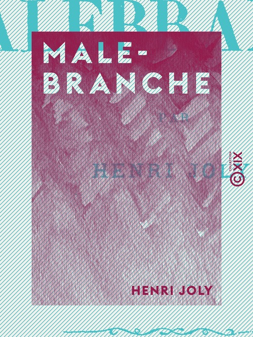 ebook cover of Malebranche, by Henri Joly