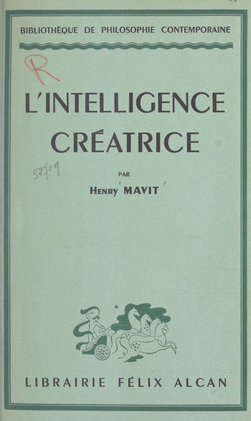 ebook cover of L'intelligence créatrice, by Henry Mavit