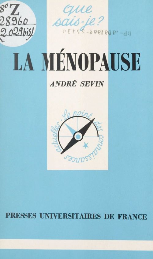 ebook cover of La ménopause, by Andre Sevin