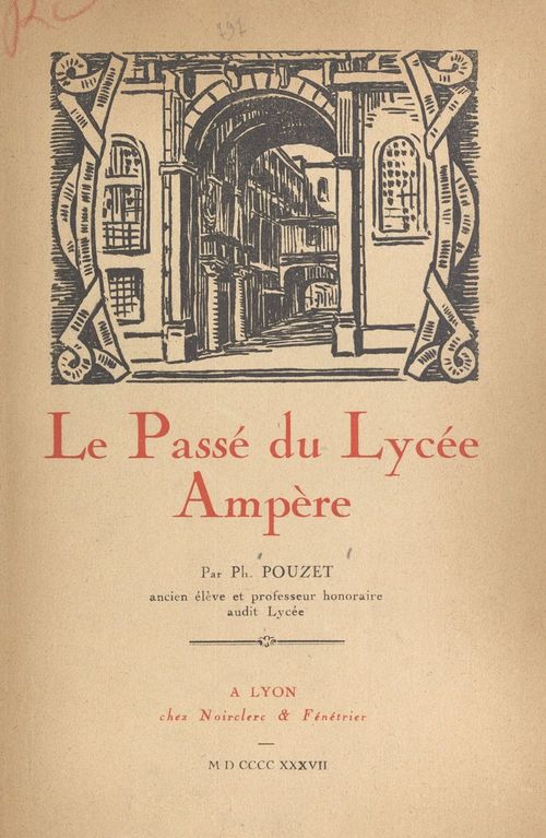 Couverture ebook de Le passé du lycée Ampère, de Ph. Pouzet