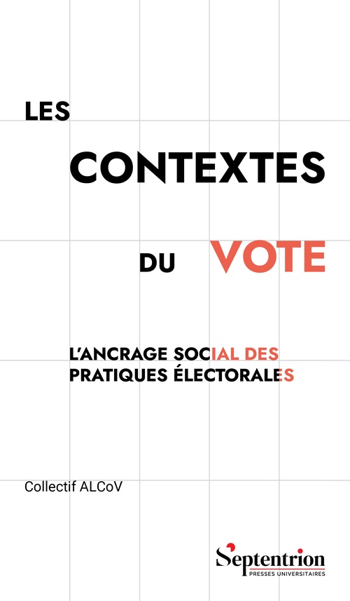 Couverture ebook de Les contextes du vote, de