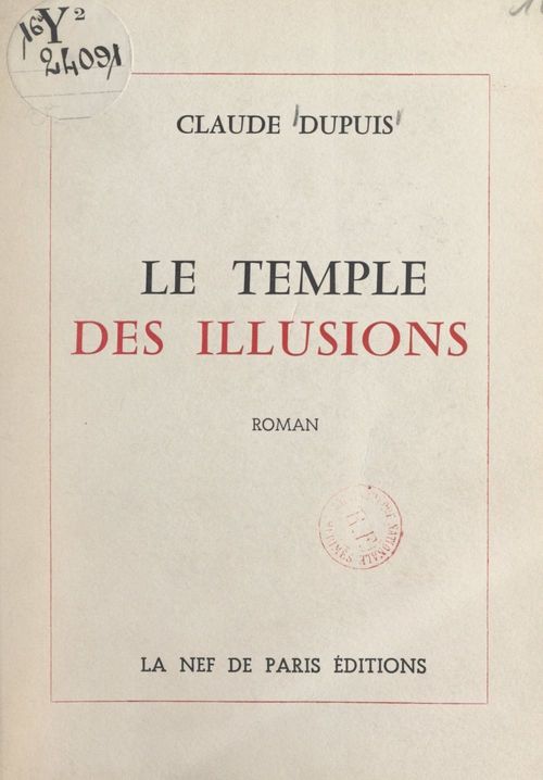 Couverture ebook de Le temple des illusions, de Claude Dupuis