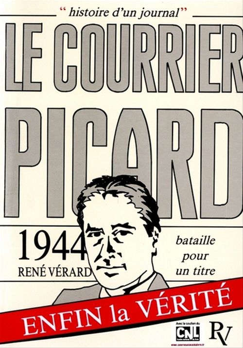 Couverture ebook de Bataille pour un titre, le Courrier picard, de René Vérard