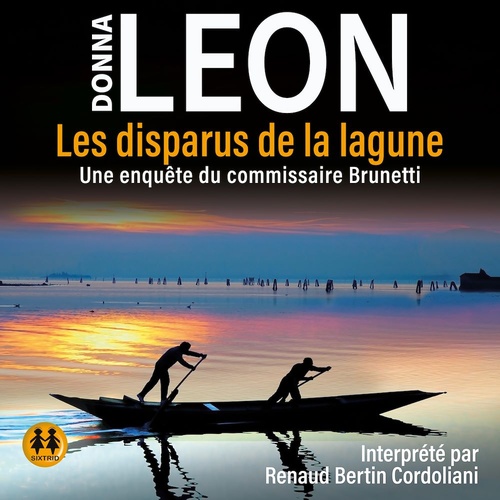 audiobook cover of Les disparus de la lagune, by Donna Leon