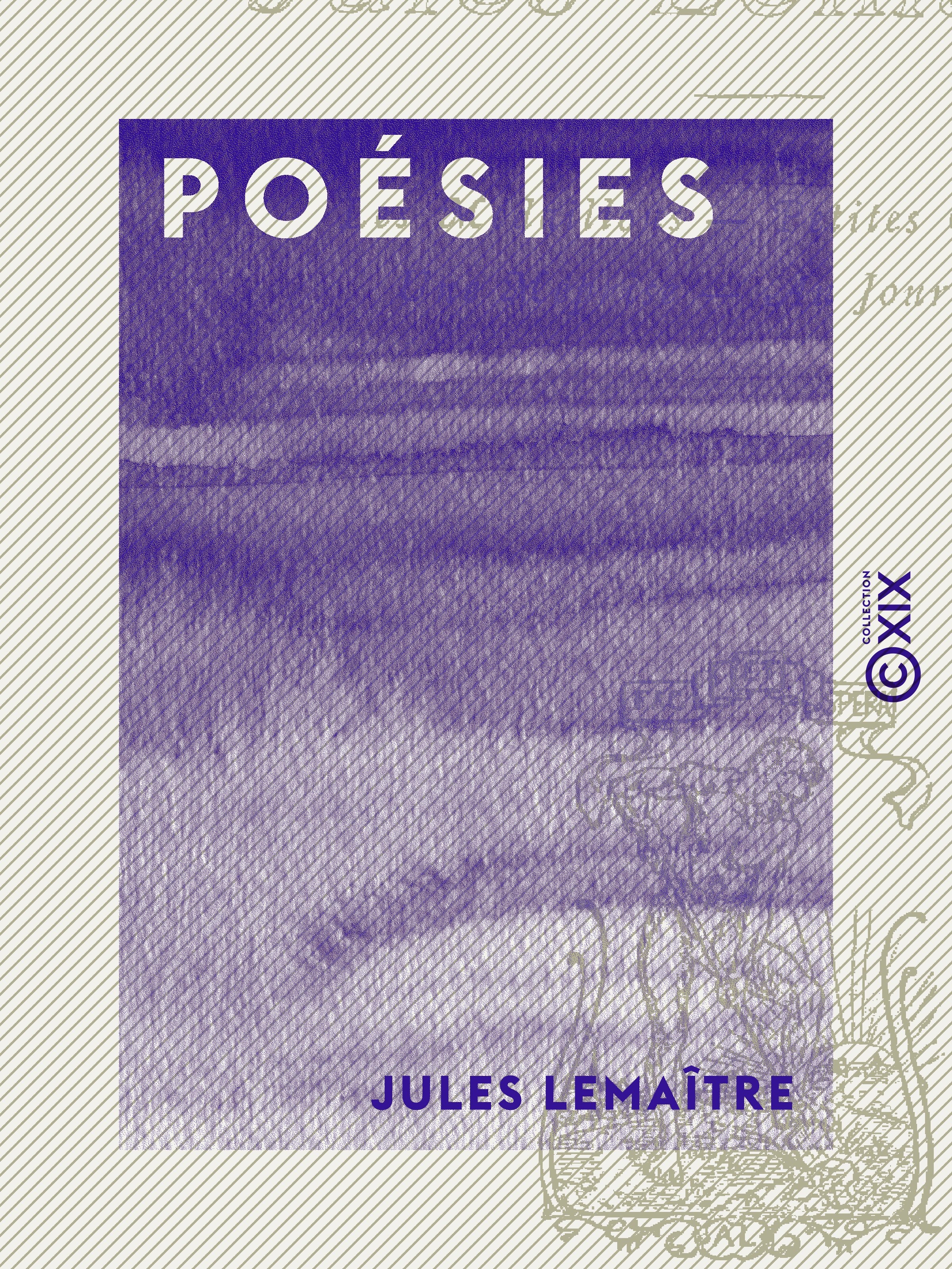 Couverture ebook de Poésies, de Jules Lemaitre