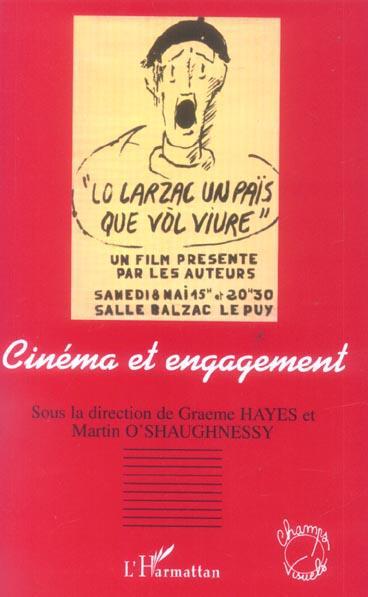 Couverture ebook de Cinéma et engagement, de Graeme Hayes