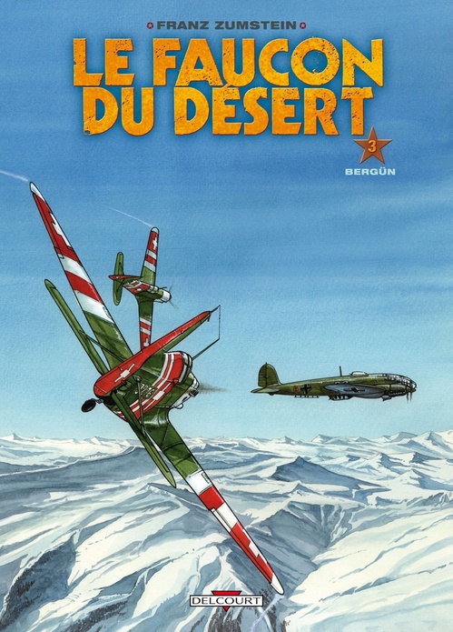 Couverture ebook de Le Faucon du désert T03 - Bergün, de Franz Zumstein