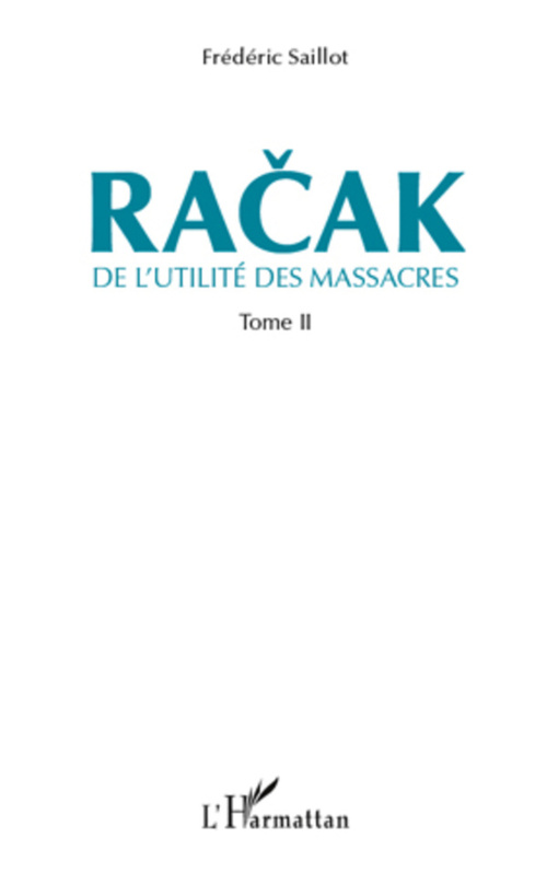ebook cover of Racak, by Frédéric Saillot