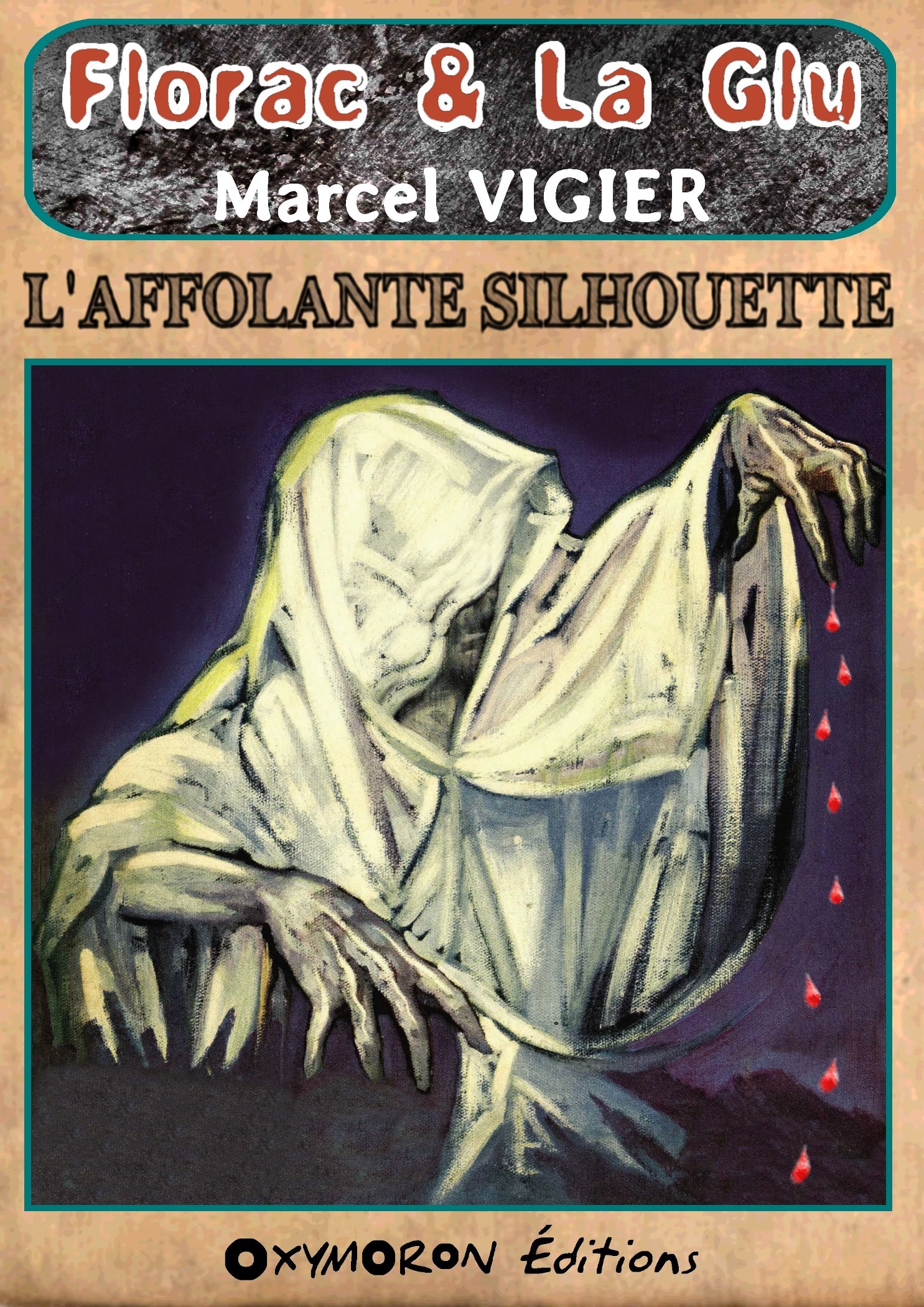 Couverture ebook de L'affolante silhouette, de Marcel Vigier