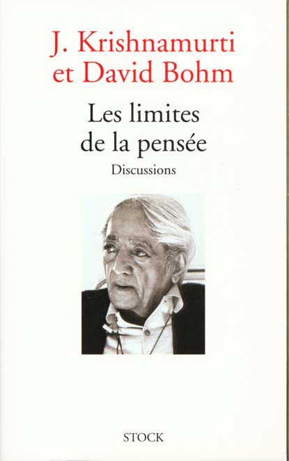ebook cover of Les limites de la pensée, by Krishnamurti