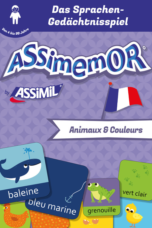 ebook cover of Assimemor - Meine ersten Wörter auf Französisch: Animaux et Couleurs, by Celadon, Jean-Sébastien Deheeger