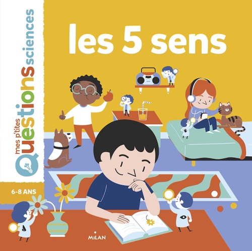 Couverture ebook de Les cinq sens, de Angélique Le Touze