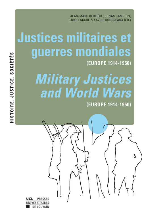 Couverture ebook de Justices militaires et guerres mondiales, de Rousseaux