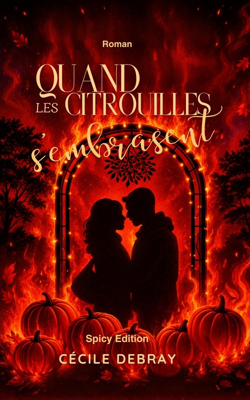 ebook cover of Quand les citrouilles s'embrasent, by Cécile Debray
