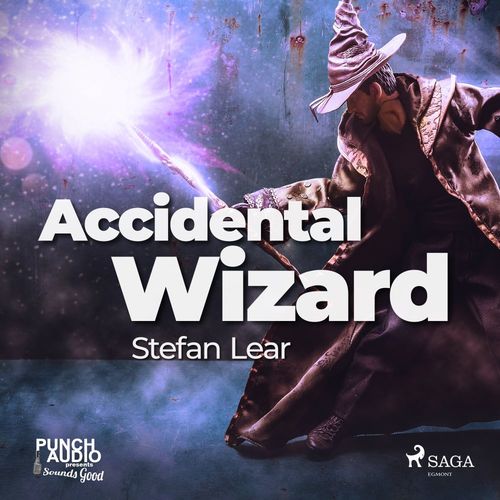 audiobook cover of Accidental Wizard, by Stefan Lear