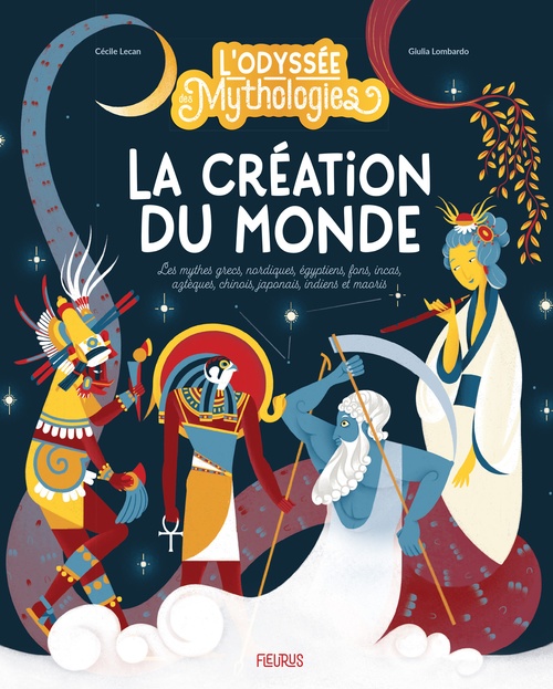 Couverture ebook de L´odyssée des mythologies - La création du monde, de Cécile Lecan