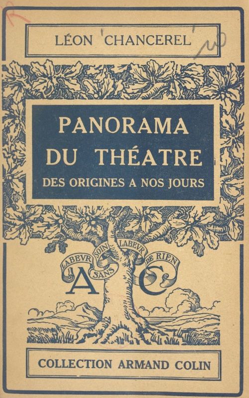 ebook cover of Panorama du théâtre, by Léon Chancerel