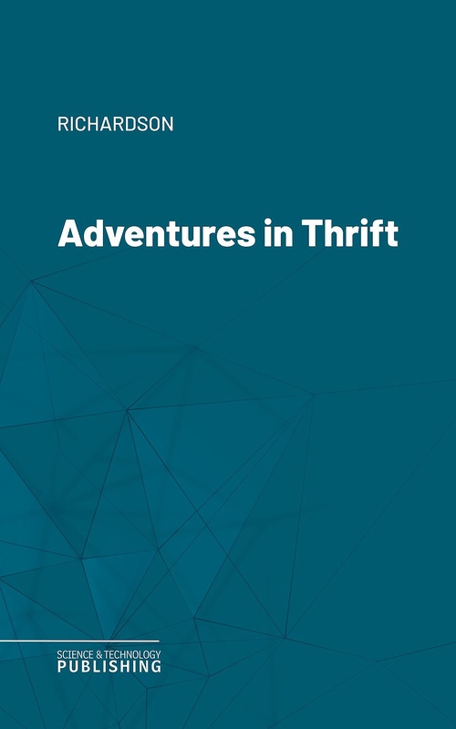 ebook cover of Adventures in Thrift, by Richardson