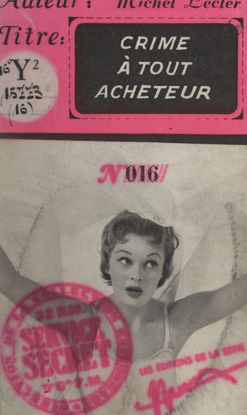 ebook cover of Crime à tout acheteur, by Michel Leclerc