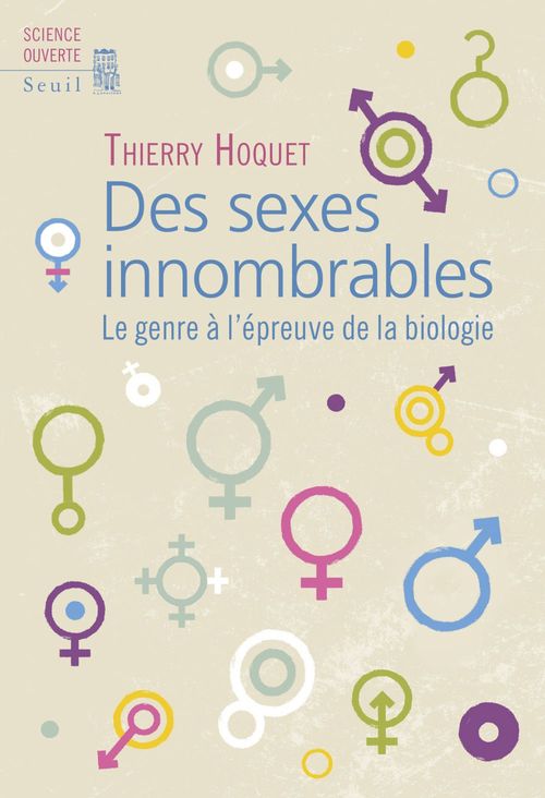 Couverture ebook de Des sexes innombrables. Le genre à l'épreuve de la biologie, de Thierry Hoquet