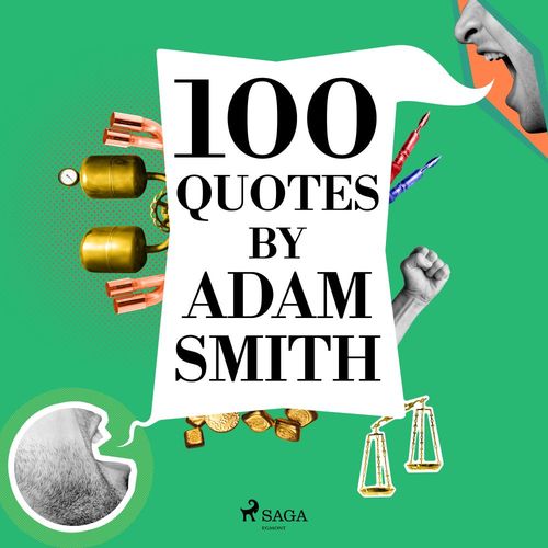 Couverture audiobook de 100 Quotes by Adam Smith, de Adam Smith