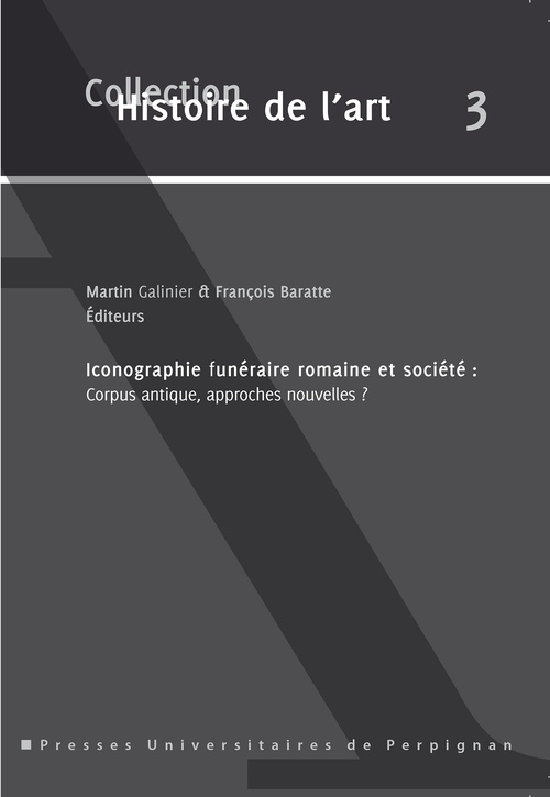 Couverture ebook de Iconographie funéraire romaine et société, de