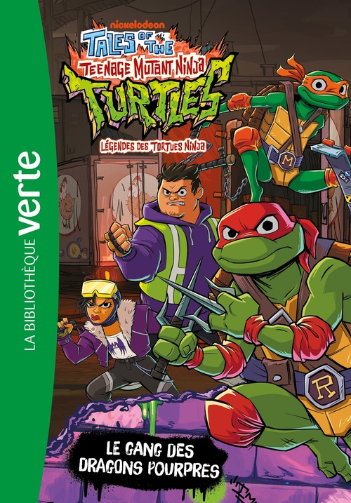 ebook cover of Légendes des Tortues Ninja, Tome 02 - Le gang des Dragons Pourpres, by Collectif