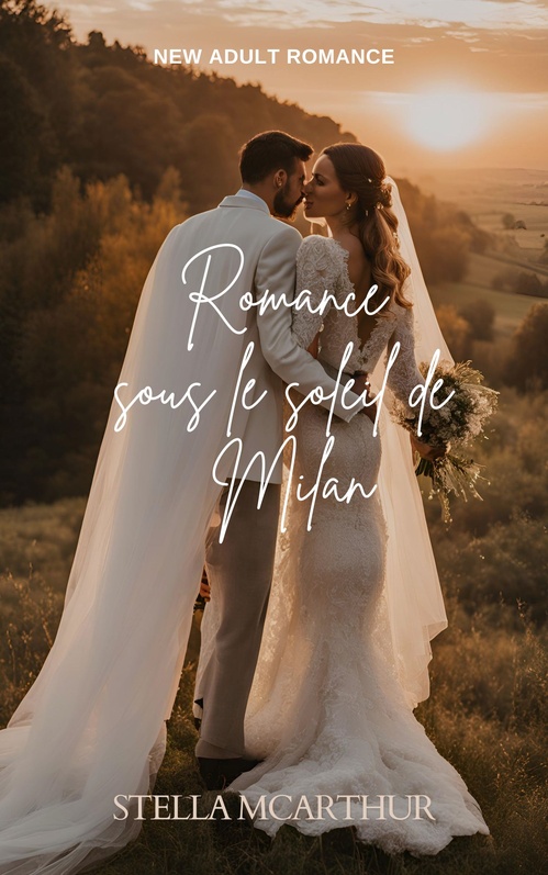 Couverture ebook de Romance sous le soleil de Milan, de Stella Mcarthur