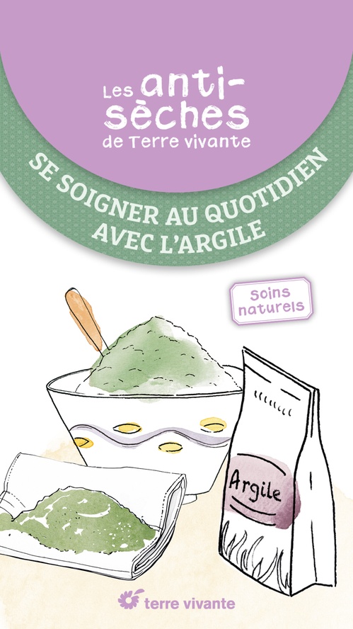 Couverture ebook de Les antisèches de Terre vivante : Se soigner au quotidien avec l'argile, de Cécile Baudet