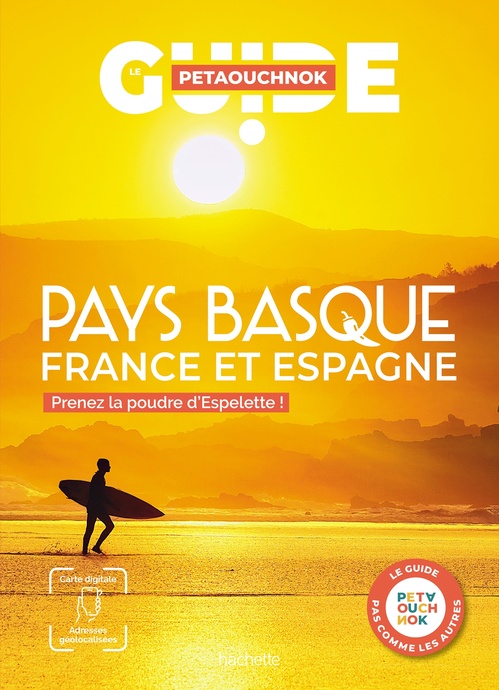 Couverture ebook de Pays basque guide Petaouchnok, de Raphaël de Casabianca, Antoine Delaplace