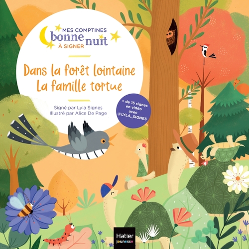 ebook cover of Dans la forêt lointaine, La famille tortue, by @lyla_signes, Lyla Signes