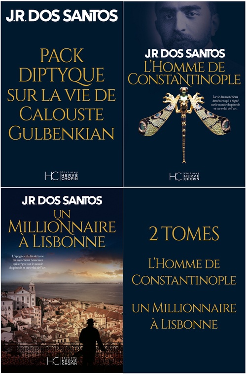 Couverture ebook de Pack JR Dos Santos - L'homme de Constantinople + Un millionnaire à Lisbonne, de José Rodrigues dos Santos