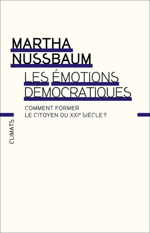 ebook cover of Les Émotions démocratiques, by Martha Nussbaum, Solanges Chavel