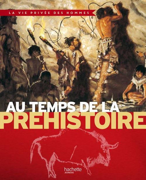 Couverture ebook de Au temps de la préhistoire, de Yves Cohat, Henri Nougier