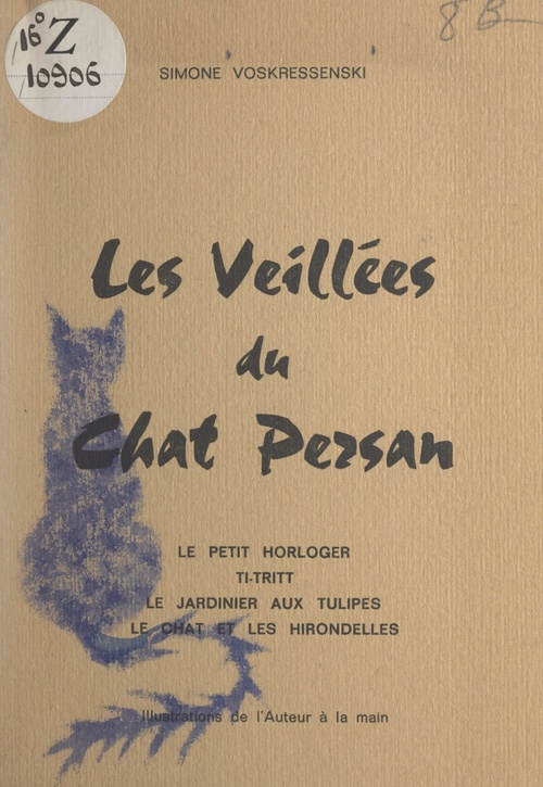 ebook cover of Les veillées du chat persan, by Simone Voskressenski
