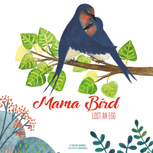 audiobook cover of Mama Bird Lost an Egg, by Evelyne Fournier